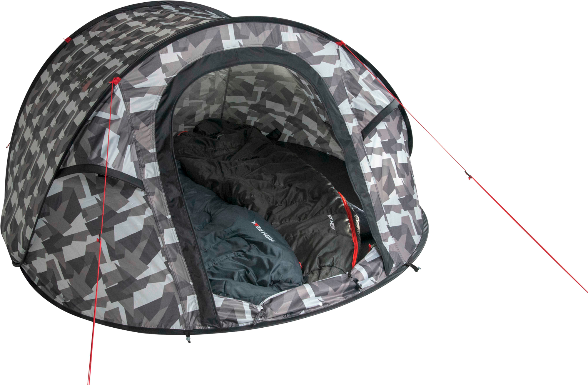 High Peak Vision 3 Pop-Up Wurfzelt für 3 Personen mit 2.000 mm Wassersäule - Wurfzelte
