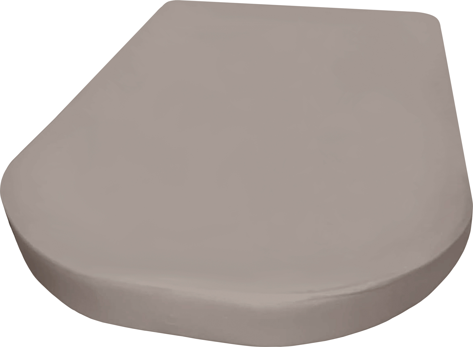 Primera Travel Mako-Feinjersey Spannbetttuch für Campingmatratzen aus Baumwolle Kiesel Queen Bed - Spannbetttücher & Bettwäsche von Hahn