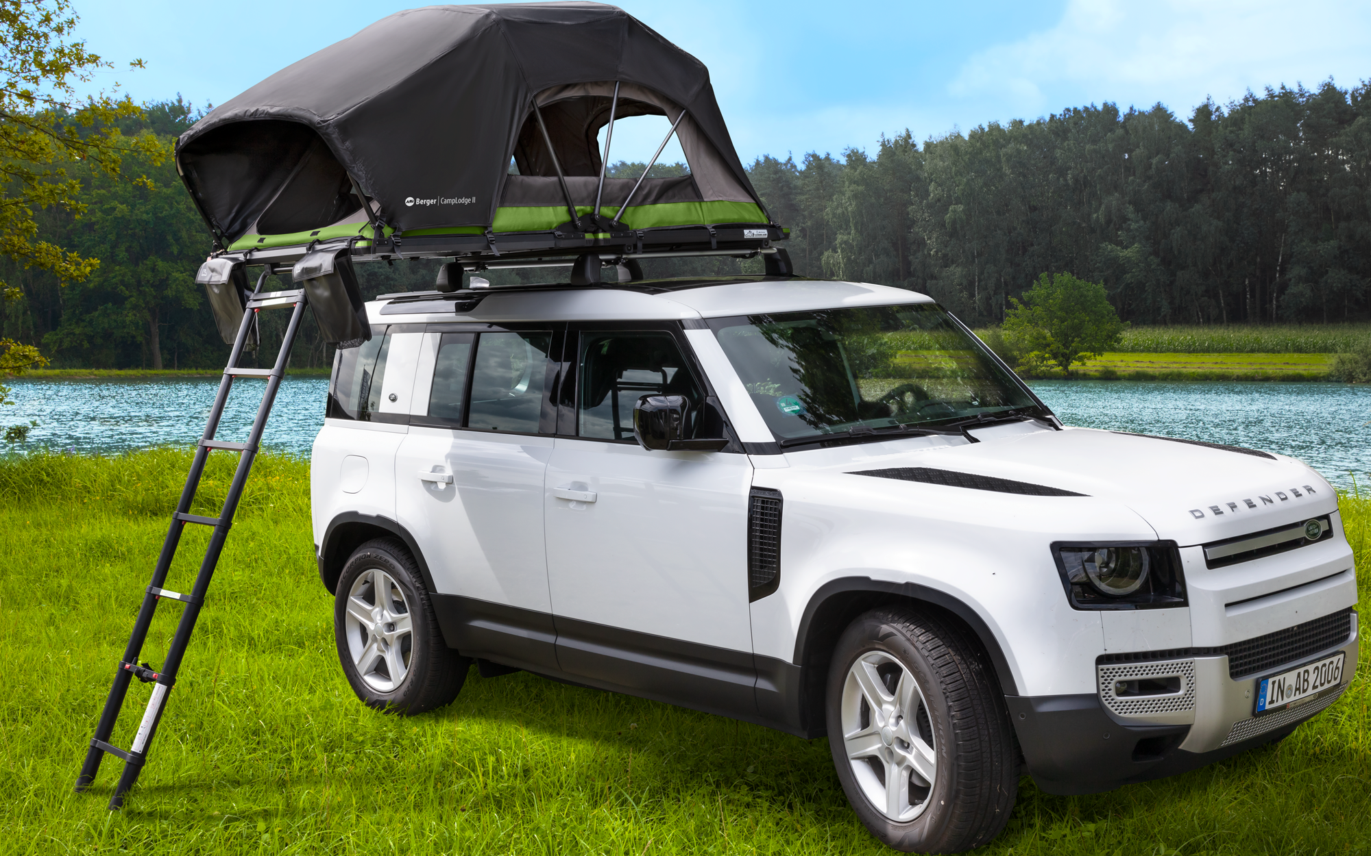 Berger CampLodge 120 Klapp-Dachzelt für 2 Personen (Liegefläche: 210 x 120