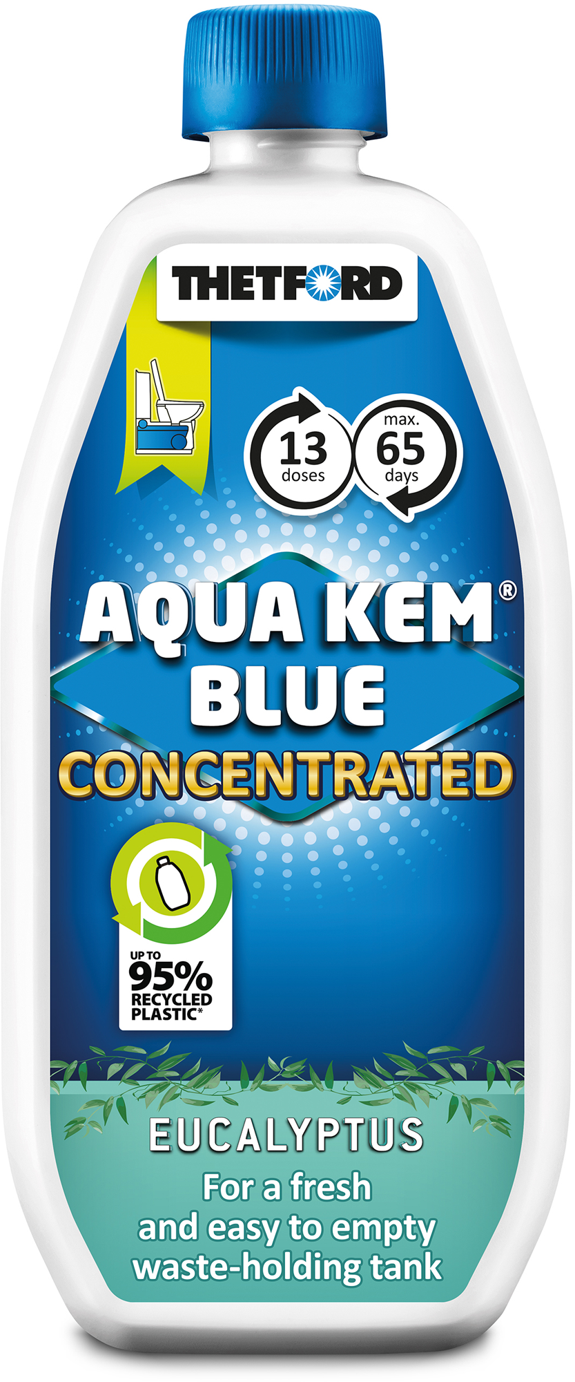 Thetford Aqua Kem Blue Concentrated Sanitärflüssigkeit 780 ml Eucalyptus - Sanitärzusätze & -flüssigkeiten