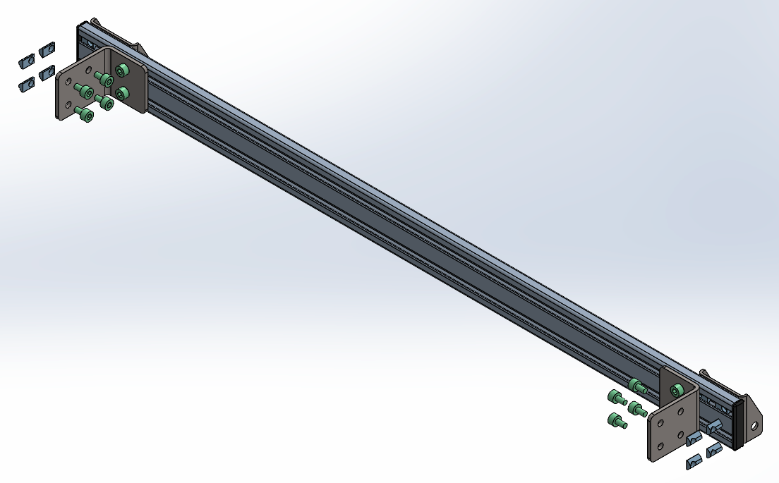 Ten Haaft tecklift zweiter Querträger Nachrüstset für Connect auf Connect S - Fahrradträger-Zubehör von Ten Haaft GmbH