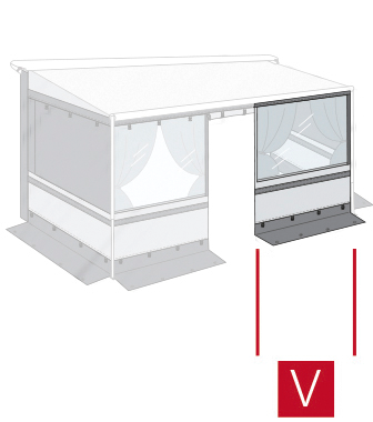 Fiamma Frontpanel für Privacy Room Light für F45 Markisen