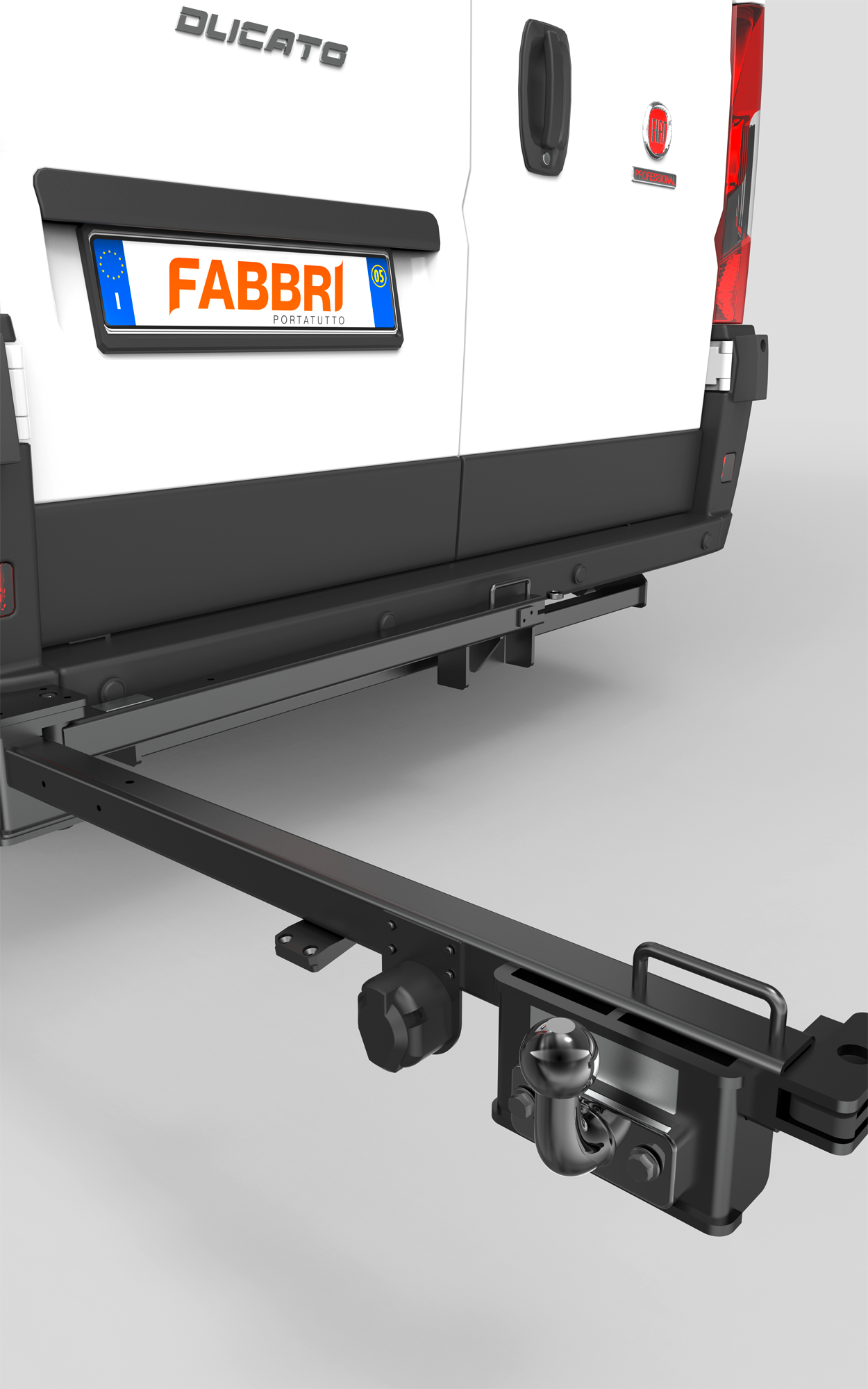 Fabbri Mose Schwenkadapter Fahrradträger Anhängerkupplung Fiat Ducato