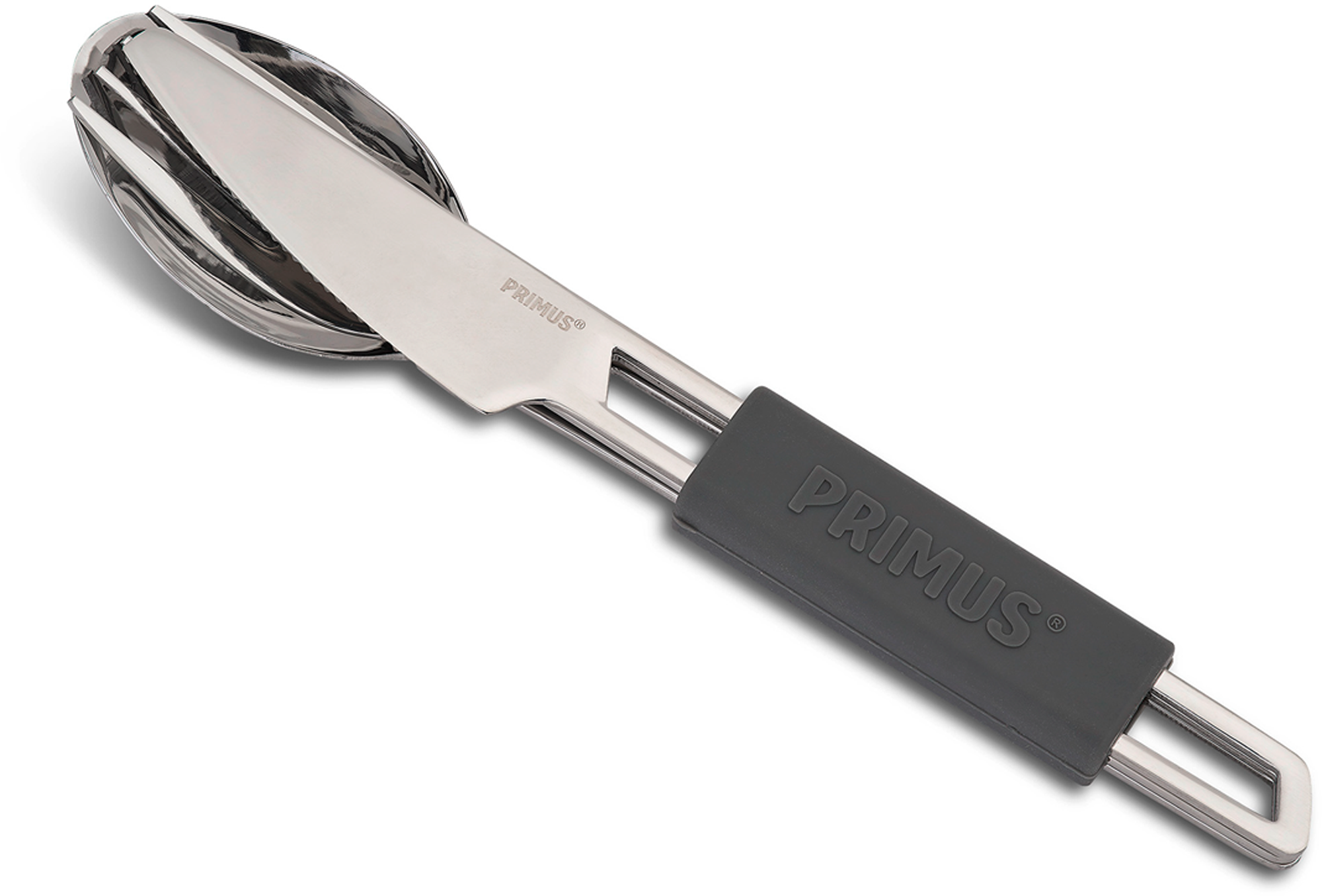 Primus Leisure Cutlery Besteckset aus Edelstahl 3-teilig concrete grey - Campingbesteck