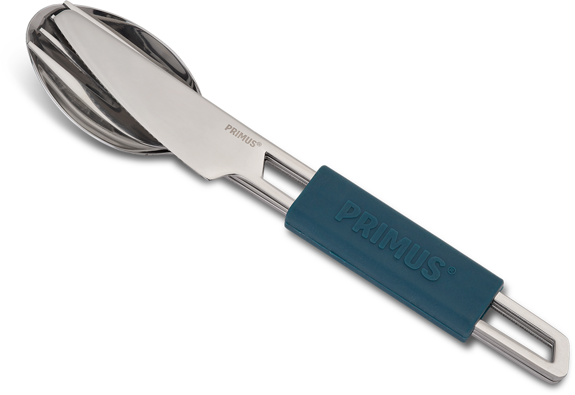 Primus Leisure Cutlery Besteckset aus Edelstahl 3-teilig deep blue - Campingbesteck