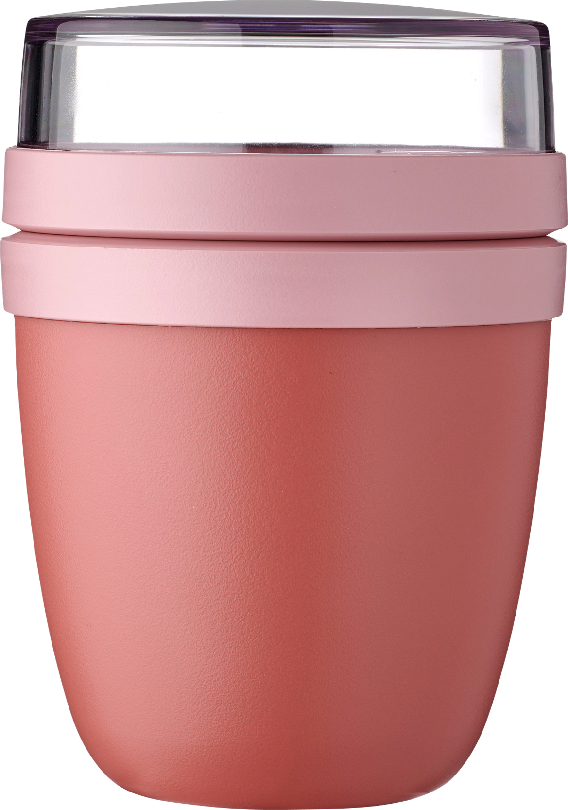 Mepal Lunchpot Ellipse mini Vorratsbecher Set / Auslaufsicherer Snack- und Müslibecher vivid mauve 420 ml - Lebensmittelbehälter / Vorratsdosen