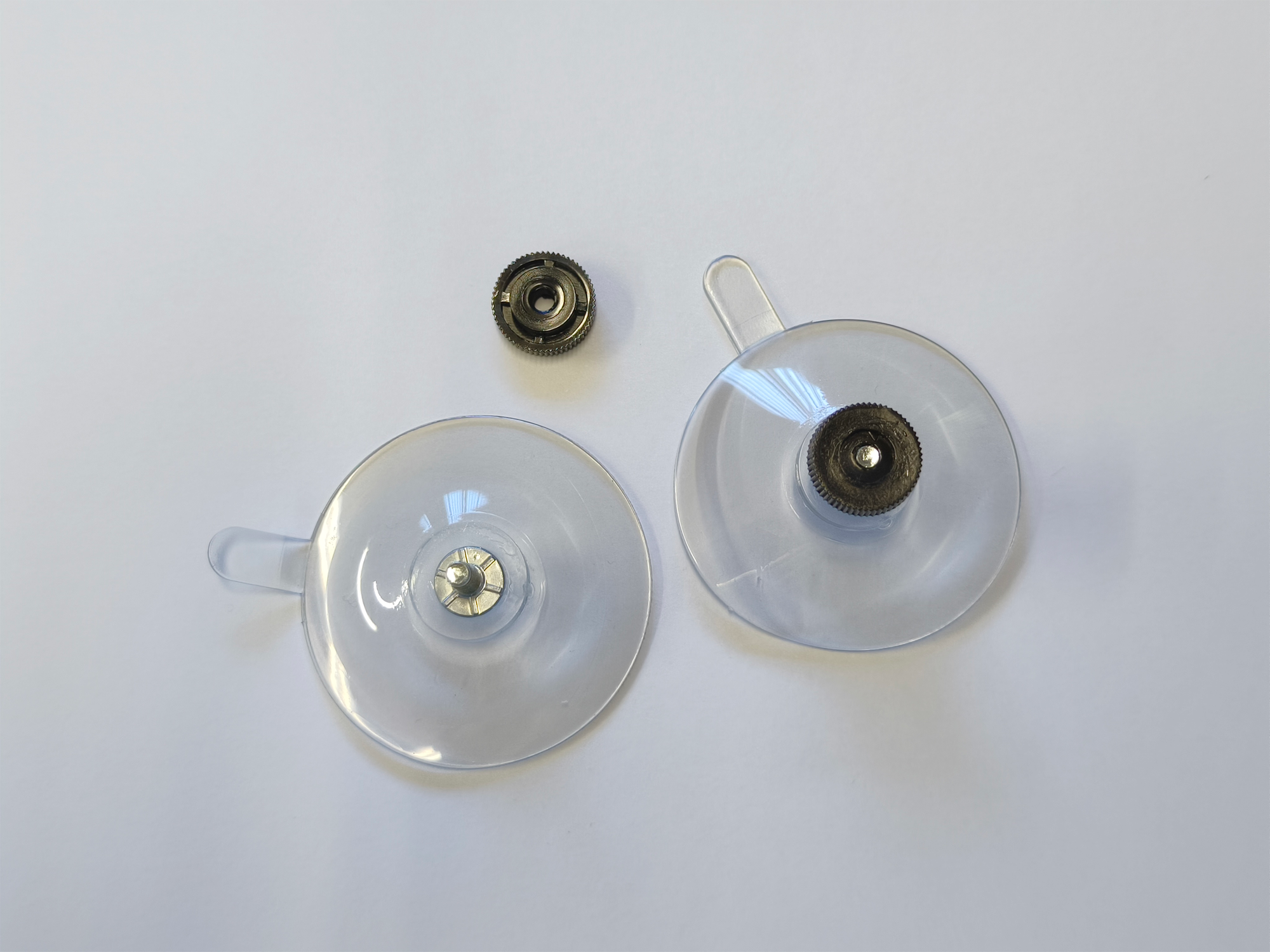 Ideatermica V2000 Saugnäpfe mit Mutter 5 cm 10 Stück transparent - Ladungssicherung & Befestigung