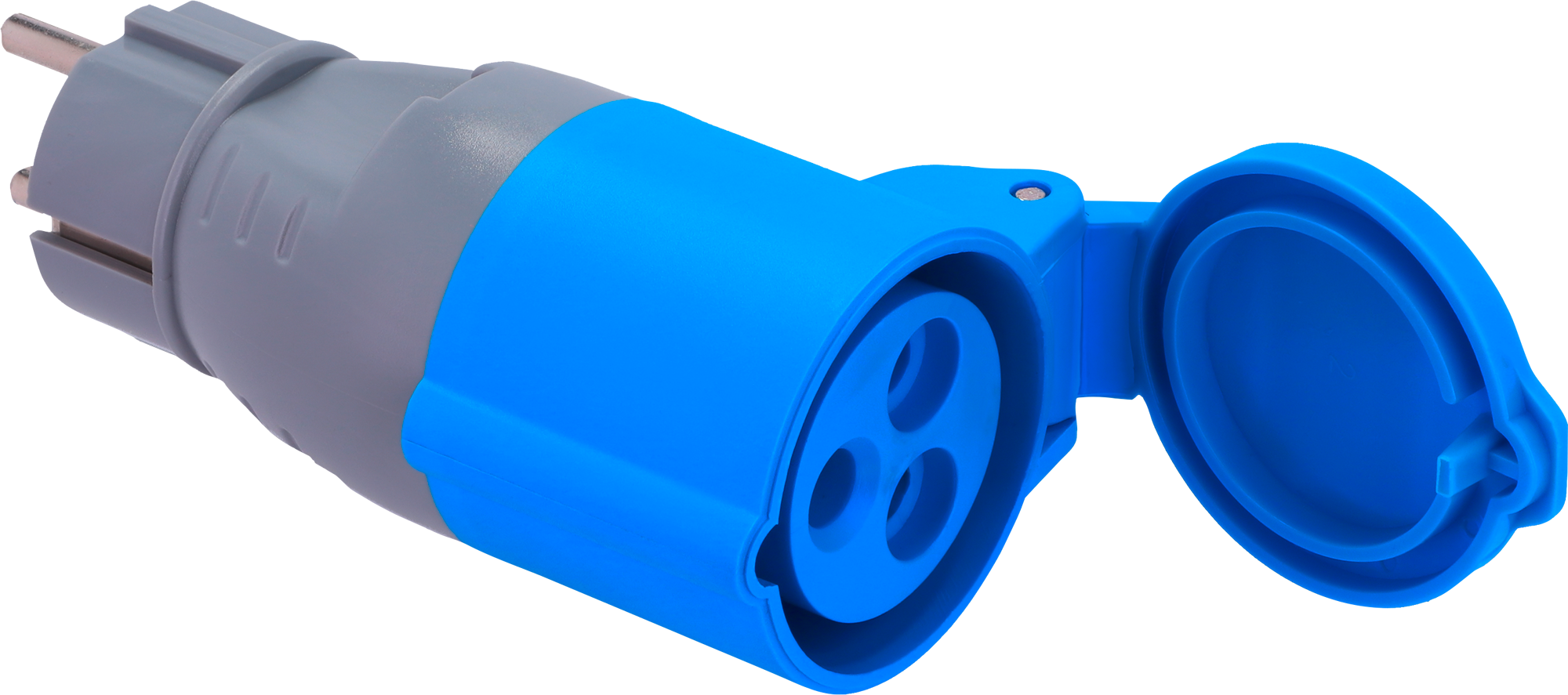 Berger Adapter-Kupplung Schutzkontakt-Stecker auf