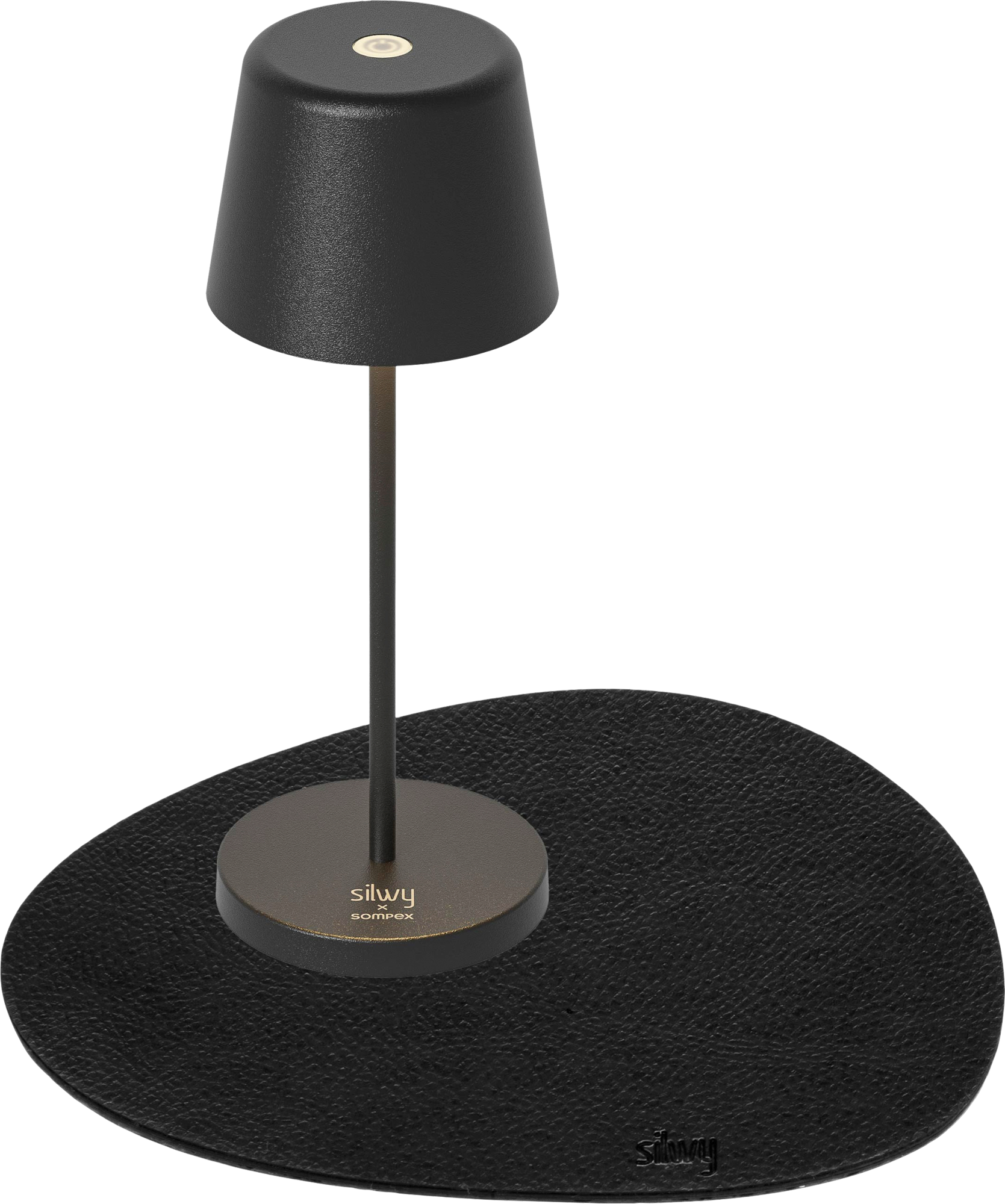 Silwy LED-Magnet-Leuchte Monaco akkubetrieben inklusive Platzset schwarz