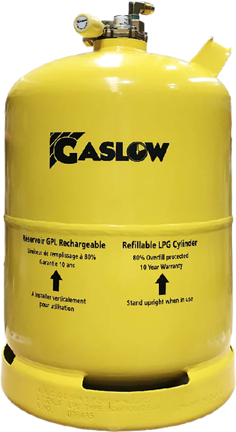 Gaslow nachfüllbare LPG Flasche mit Multiventil 11 kg |