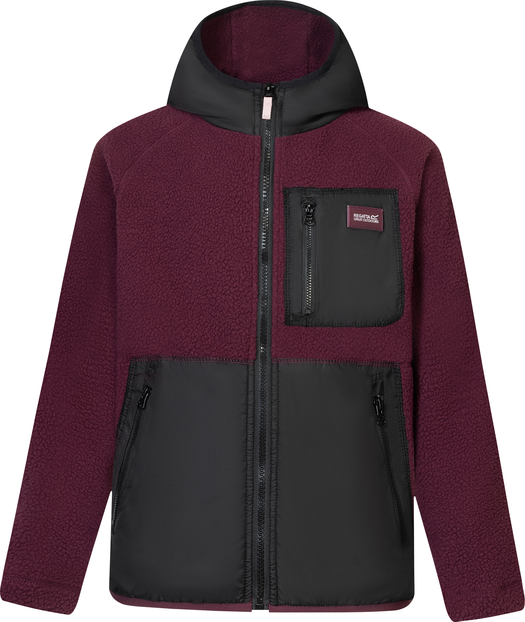 Regatta Munro Kinder Hybridjacke dunkelrot 140 - Kinderjacken
