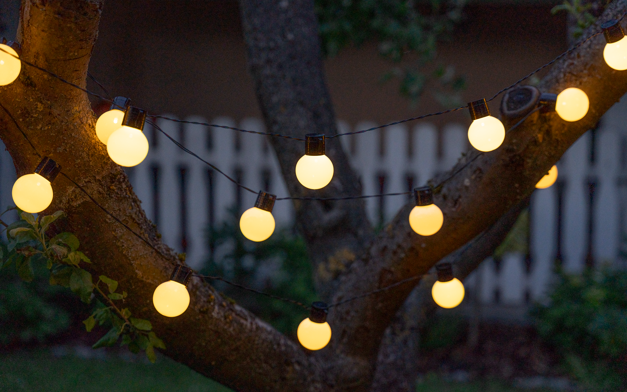 Berger Balls Solar Lichterkette 20 LED Kugeln (Länge 7