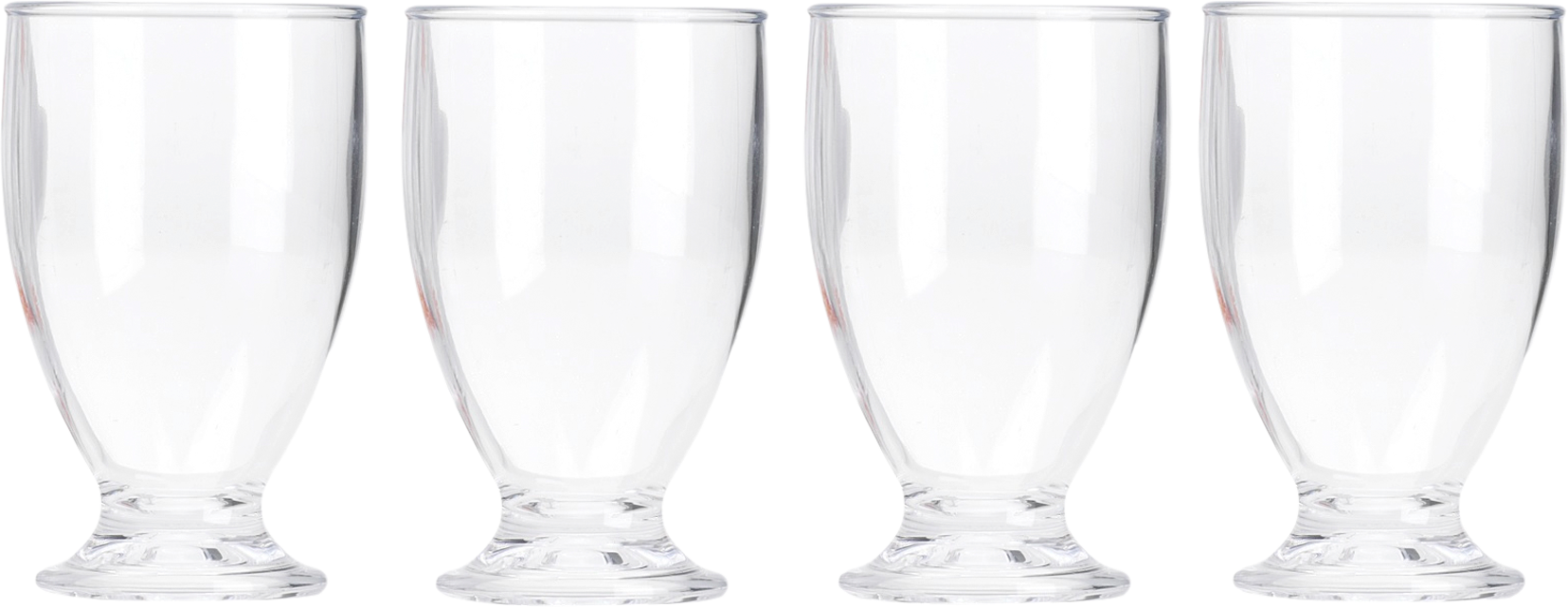 Flamefield Saftgläser 4er Set 170 ml Clear - Gläser