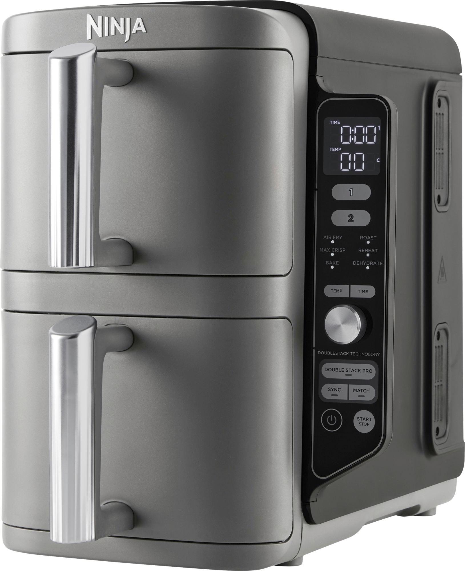 Ninja Double Stack Heißluftfritteuse XL 2 Ebenen 9,5