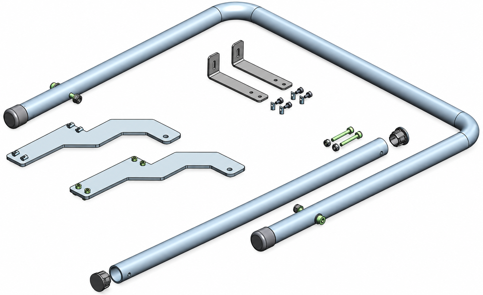 Ten Haaft tecklift Trägermodul zur Nachrüstung von B-Lift V3 und tecklift Modellen - Fahrradträger-Zubehör von Ten Haaft GmbH