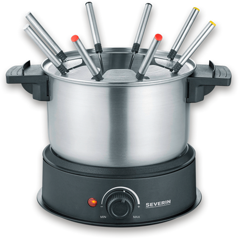 SEVERIN Fondue FO 2470, Edelstahl/schwarz