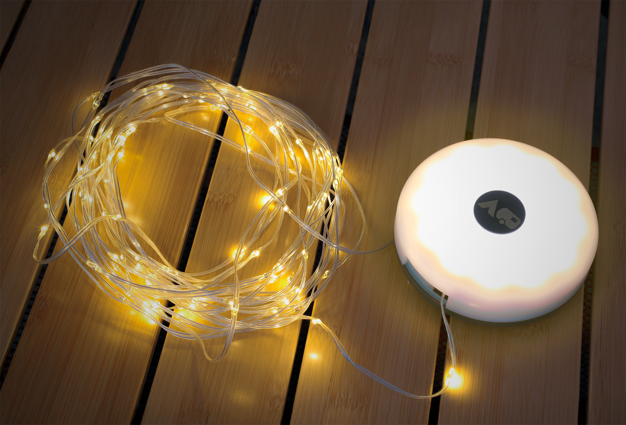 Berger 2-in-1 Campingleuchte und Lichterkette (Länge 10 m)