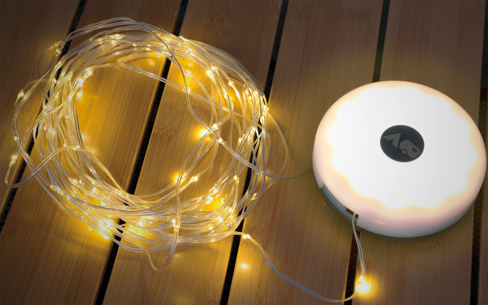 Berger 2-in-1 Campingleuchte und Lichterkette (Länge 10 m)