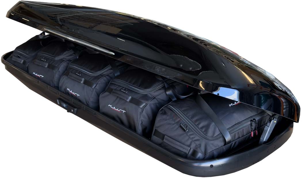 KJUST Dachboxtaschen-Set für Mercedes-Benz Original-Dachboxen mit 590 Liter - Organizer und Taschen