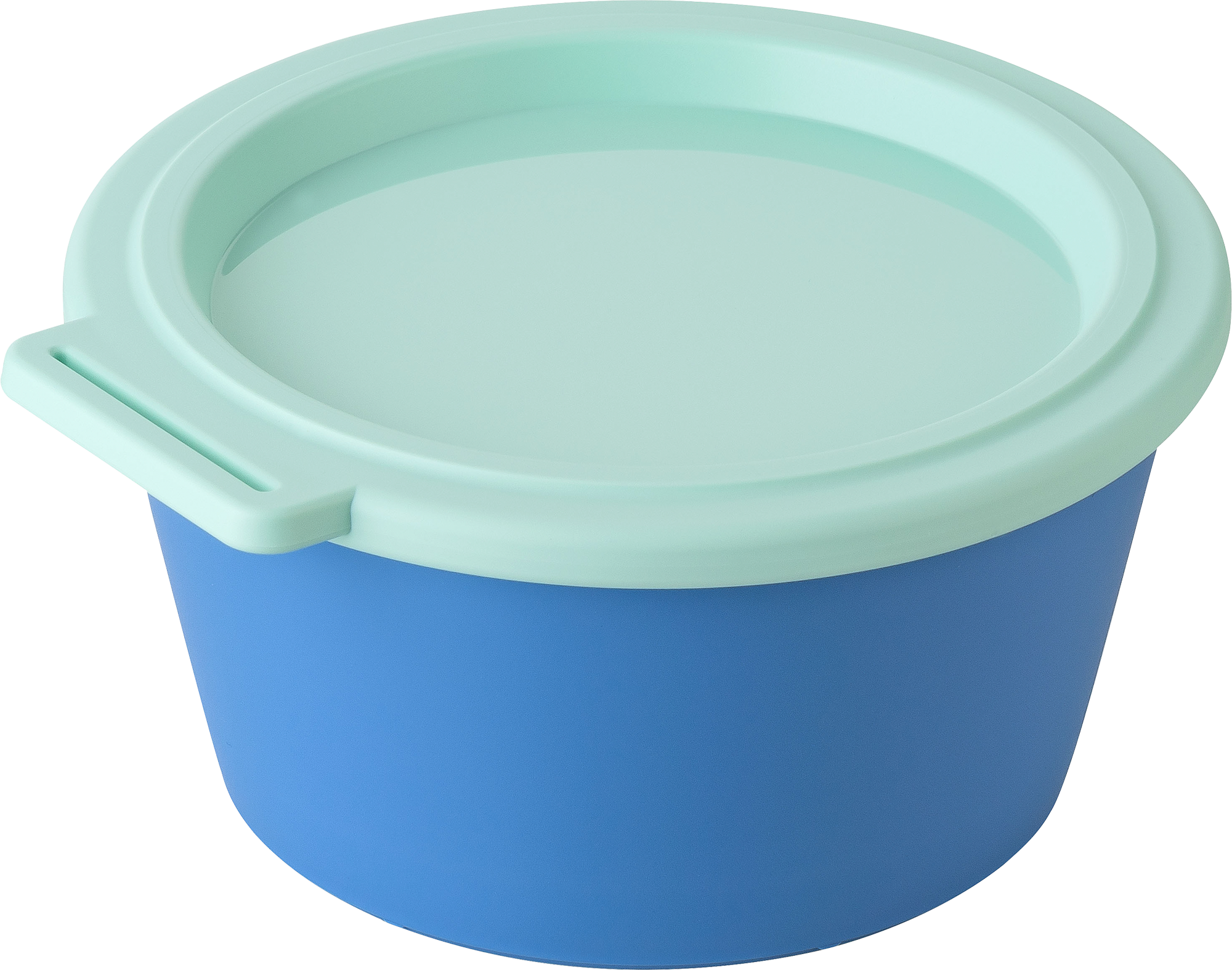 Koziol Schale mit Deckel Nora Box 700 ml strong blue/sweet green - Schüsseln & Schalen
