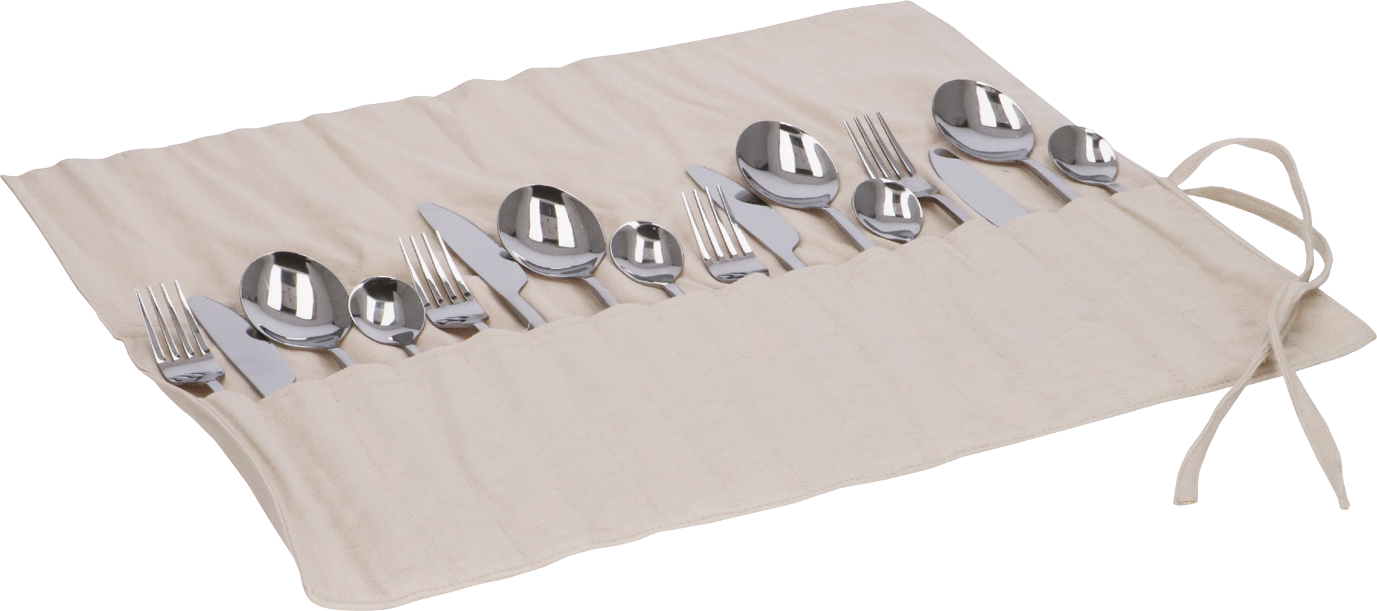 Travellife Altea Besteckset Edelstahl 16 tlg. silber - Campingbesteck