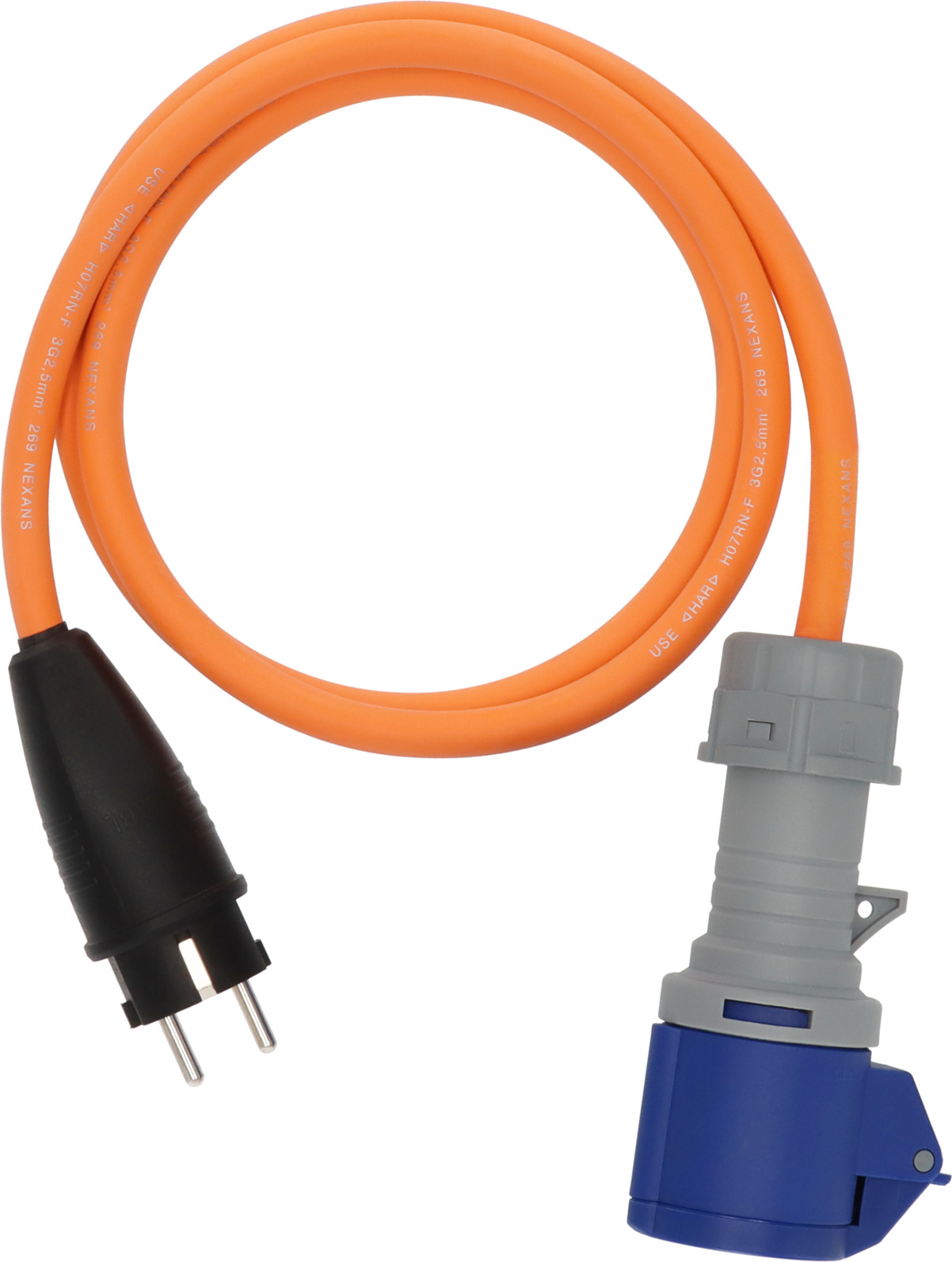 Brennenstuhl Camping Adapterkabel 1,5 Meter Schutzkontakt-Stecker auf CEE 230 V 16 A