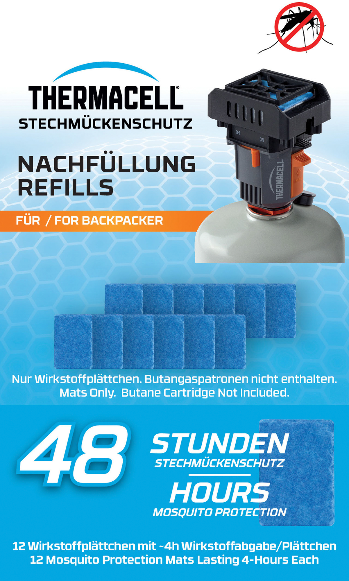 Thermacell M-48 Nachfüllpack PT-19 Backpacker 48