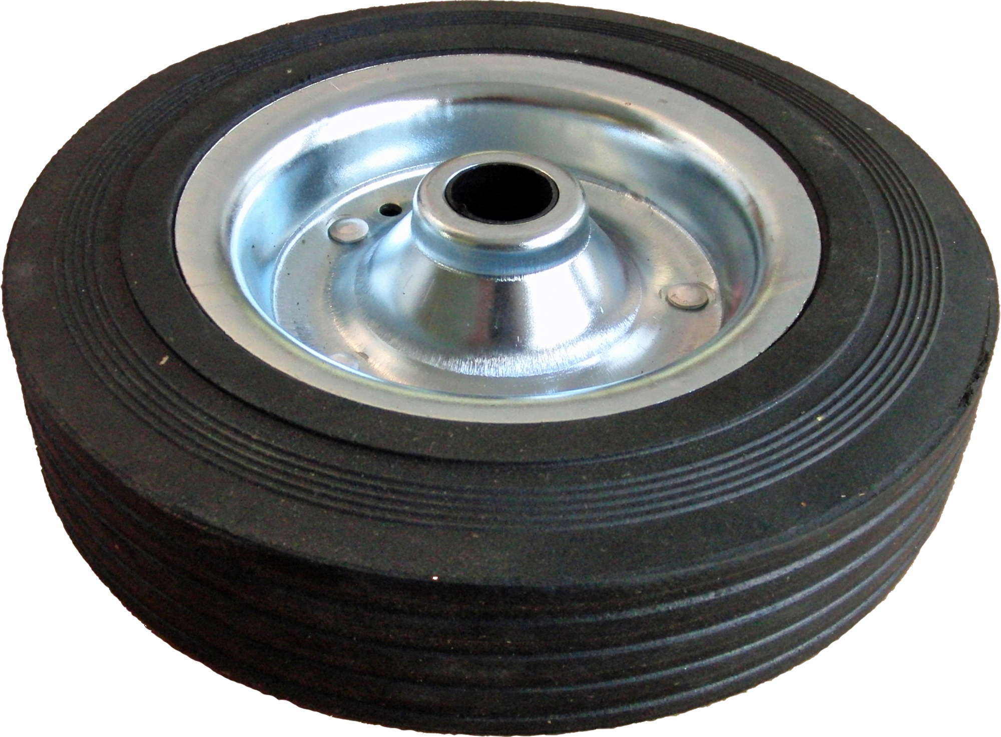 moog Trailerparts Vollgummirad mit Blechfelge für