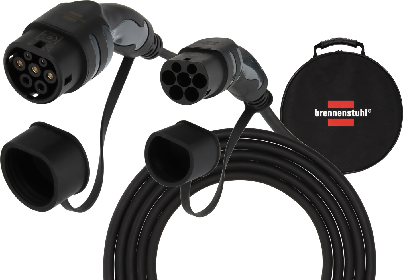 Brennenstuhl E-Mobility Typ 2 Ladekabel für Elektroauto Mode 3 22 kW dreiphasig