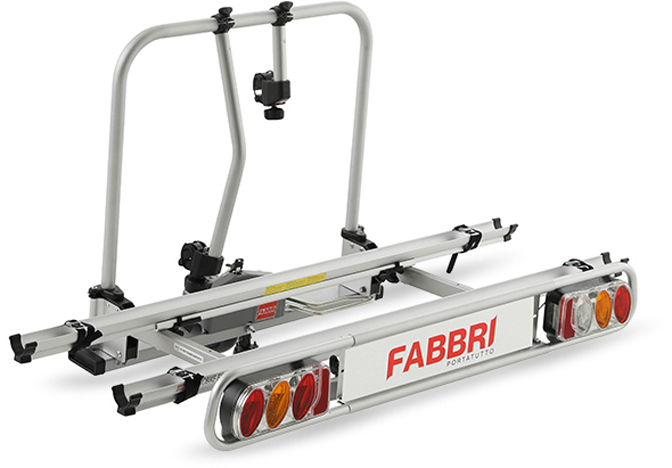 Fabbri Elektrobike Exclusive Deluxe Fahrradträger Anhängerkupplung für 2 Fahrräder / E-Bikes 60