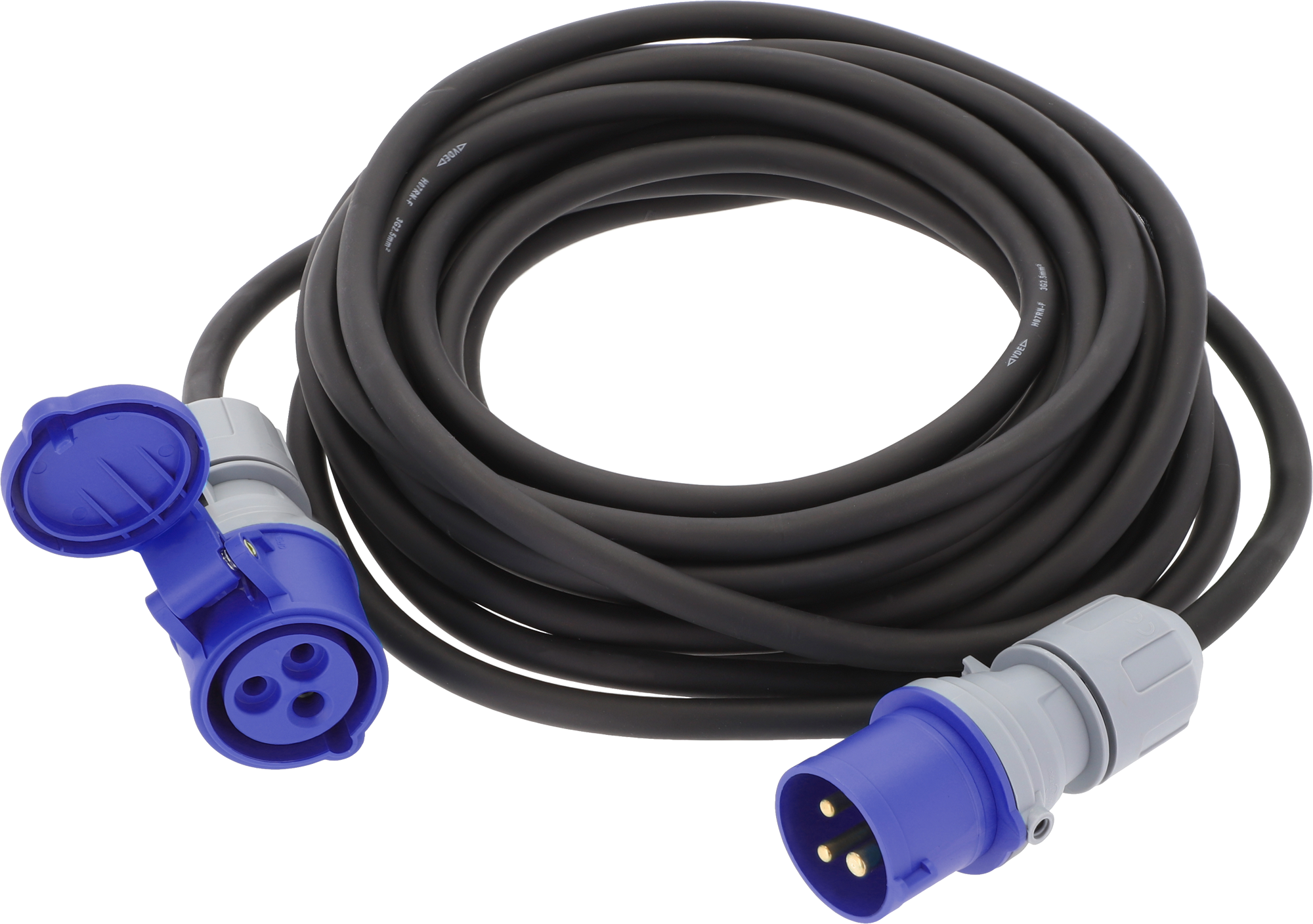 Berger CEE-Verbindungsleitung CEE-Stecker und CEE-Kupplung 10 m - CEE-Kabel