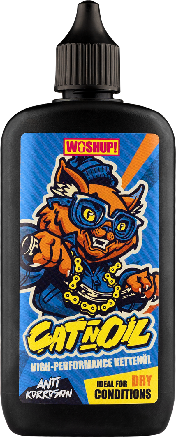 WOSHUP! Cat´n´Oil for dry conditions Kettenöl für Fahrräder 100 ml für trockenes Wetter - Technik & Wartung