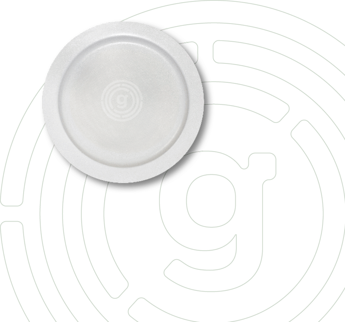 Gelmags Nano-Gel-Pads 2.0 S Ø 4,9 Set 4-teilig weiß - Halterungen und Befestigungen