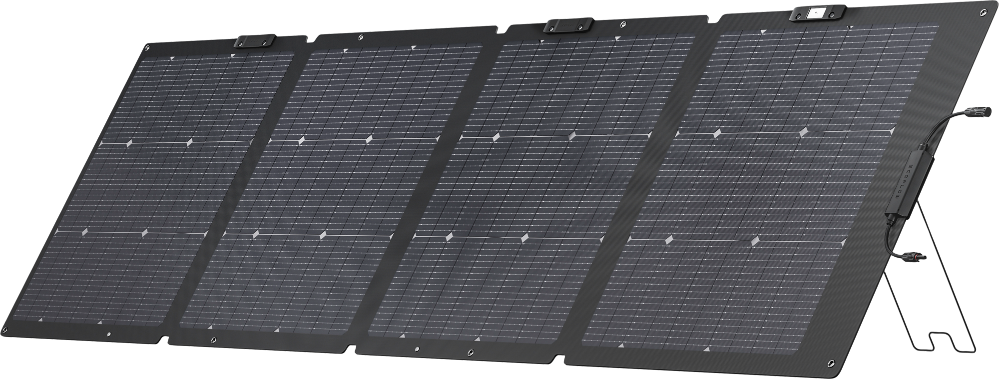 EcoFlow NextGen Solarpanel tragbar bifazial 220 W Vorderseite / 175 W Rückseite - Solarmodule