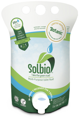 Solbio Botanic Sanitärflüssigkeit Toilettenpflege mit frischem Wildblumenduft 0,8