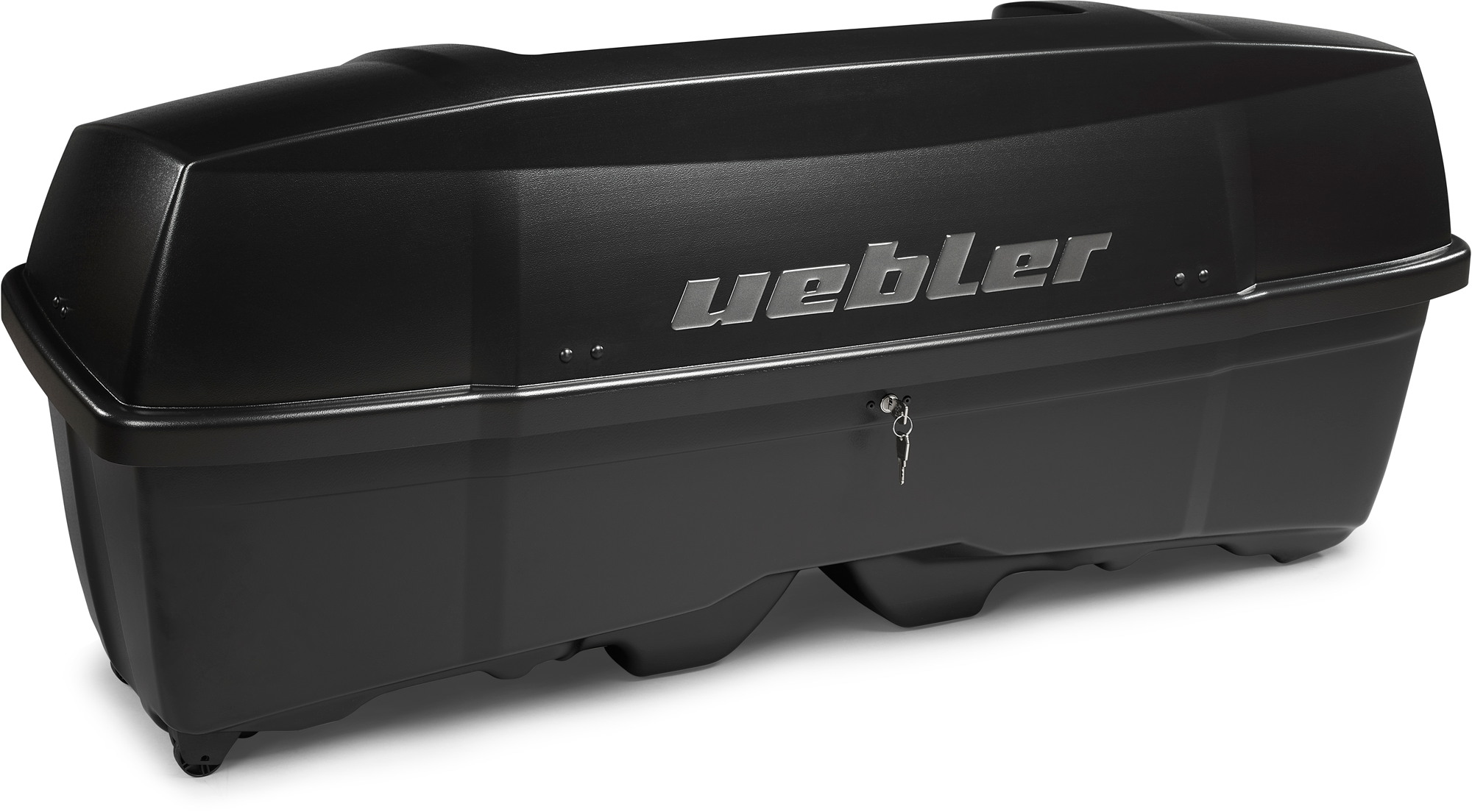 Uebler Heckbox B1 für Kupplungsträger abschließbar 300 Liter schwarz matt - Transportboxen