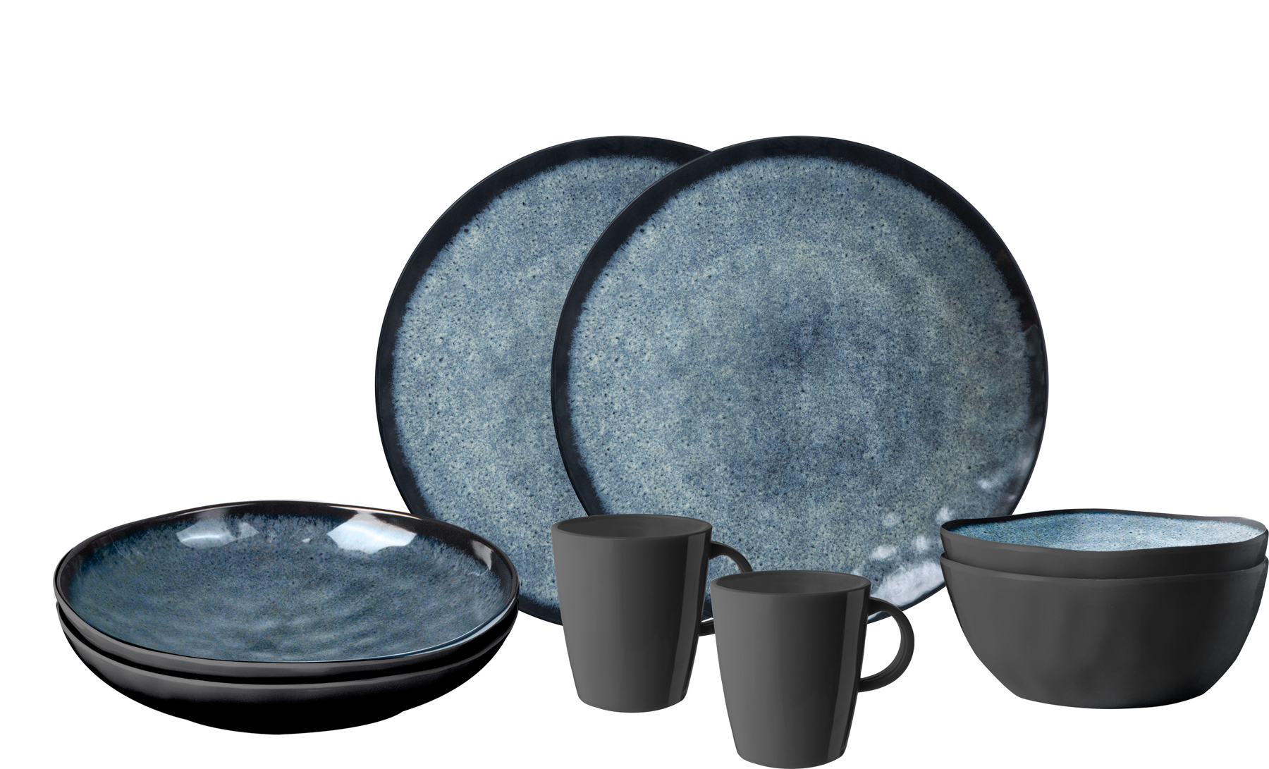 Brunner Tete-a-Tete Geschirr-Set venetian 8-tlg. für 2