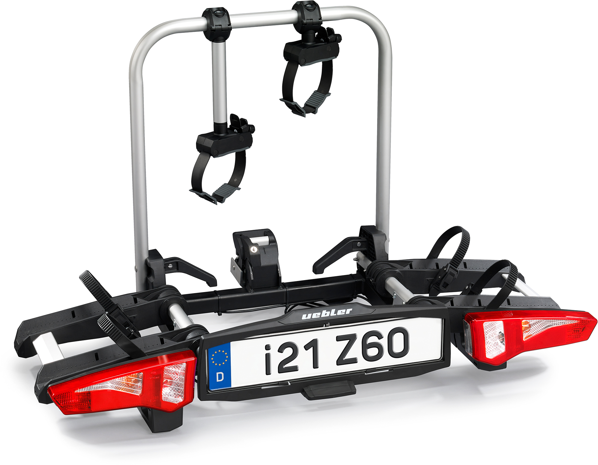 Uebler Kupplungsträger i21 Z60 für 2 Fahrräder 60 Grad abklappbar, E-Bike