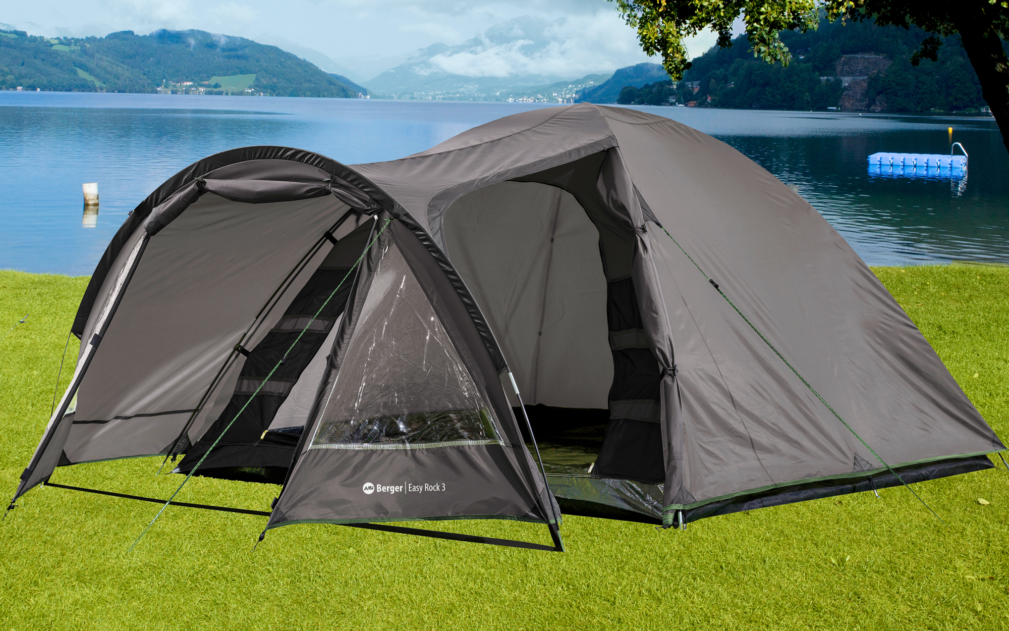 Berger Easy Rock 3 Kuppelzelt für 3