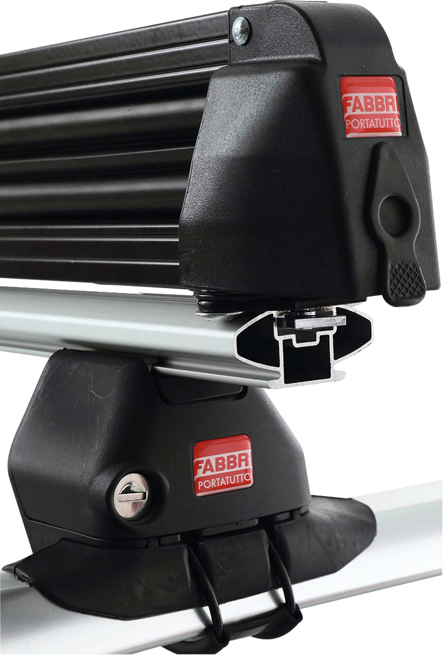 Fabbri Aluski T-Rail Adapter Skiträger Adapter für T-Nut Dachträger - Dachträger-Zubehör von Fabbri Portatutto