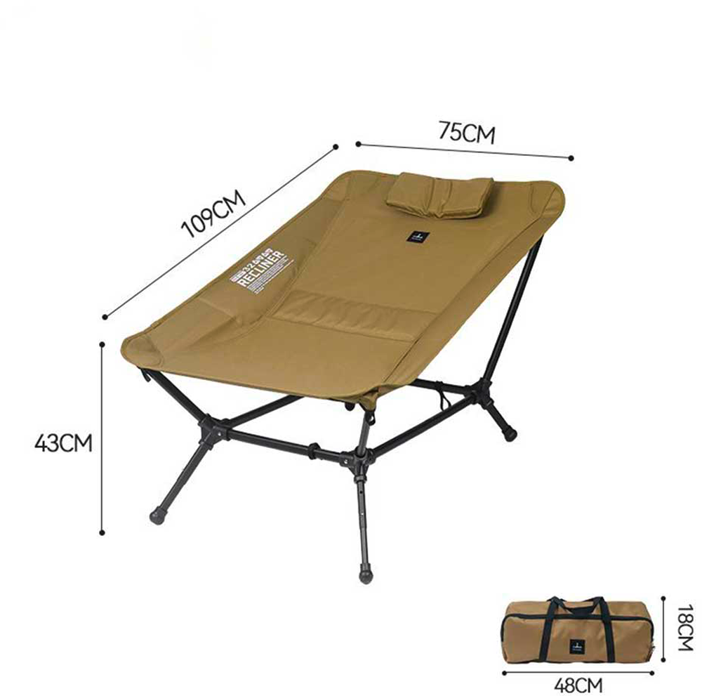 BusBoxx Defthike faltbarer Campingstuhl Hängematten Style Reclining Chair