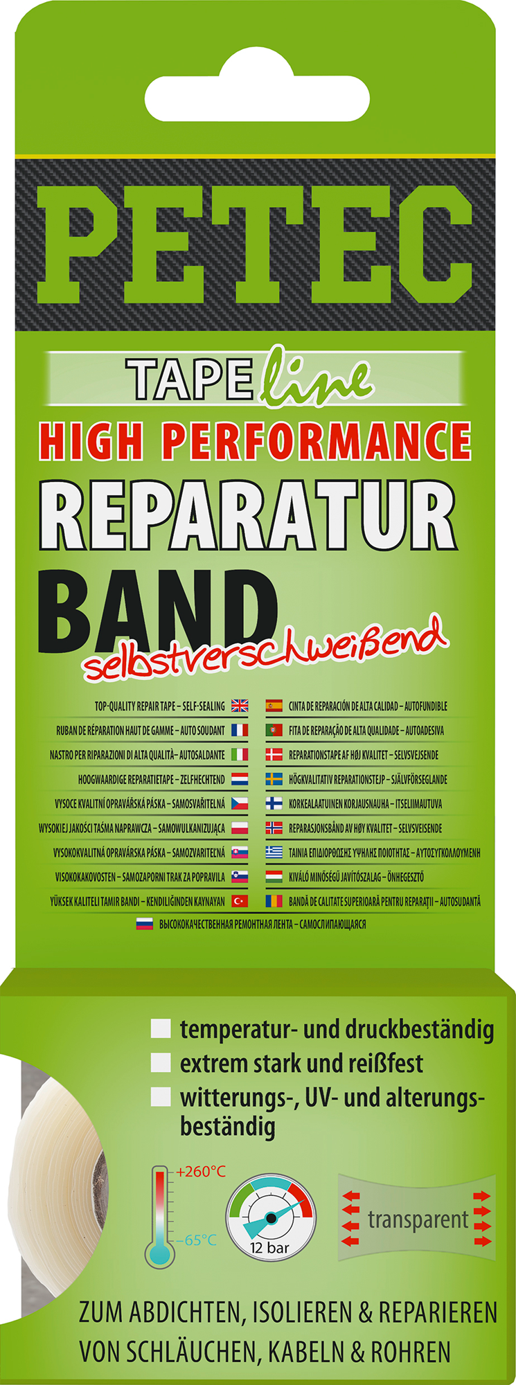 Petec Reparaturband High Performance selbstverschweißend 3 m x 25