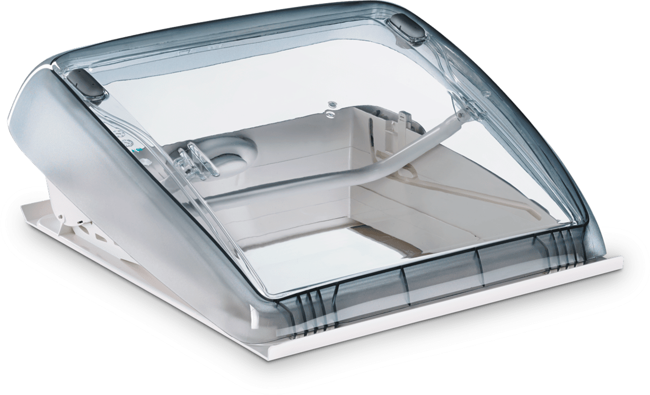 Dometic Mini Heki FL Dachfenster 40 x 40 cm 43 - 60 mm mit Zwangsbelüftung - Dachhauben