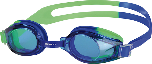 sunflex sport Prince Schwimmbrille für Kinder grün / blau - Wasserspaß & Badespiele