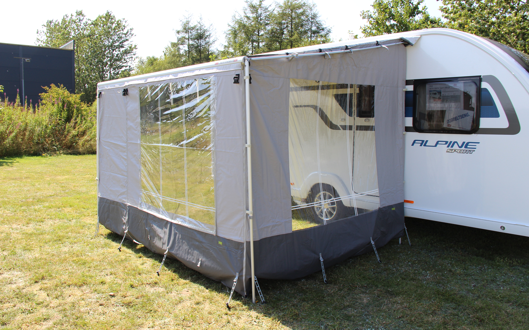 Wecamp Seitenwand für Sackmarkise 225, mit Klips -