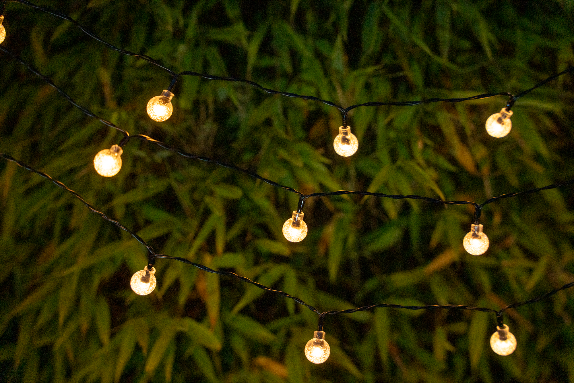 Berger Balls Solar Lichterkette 50 LED Kugeln (Länge 8 m)