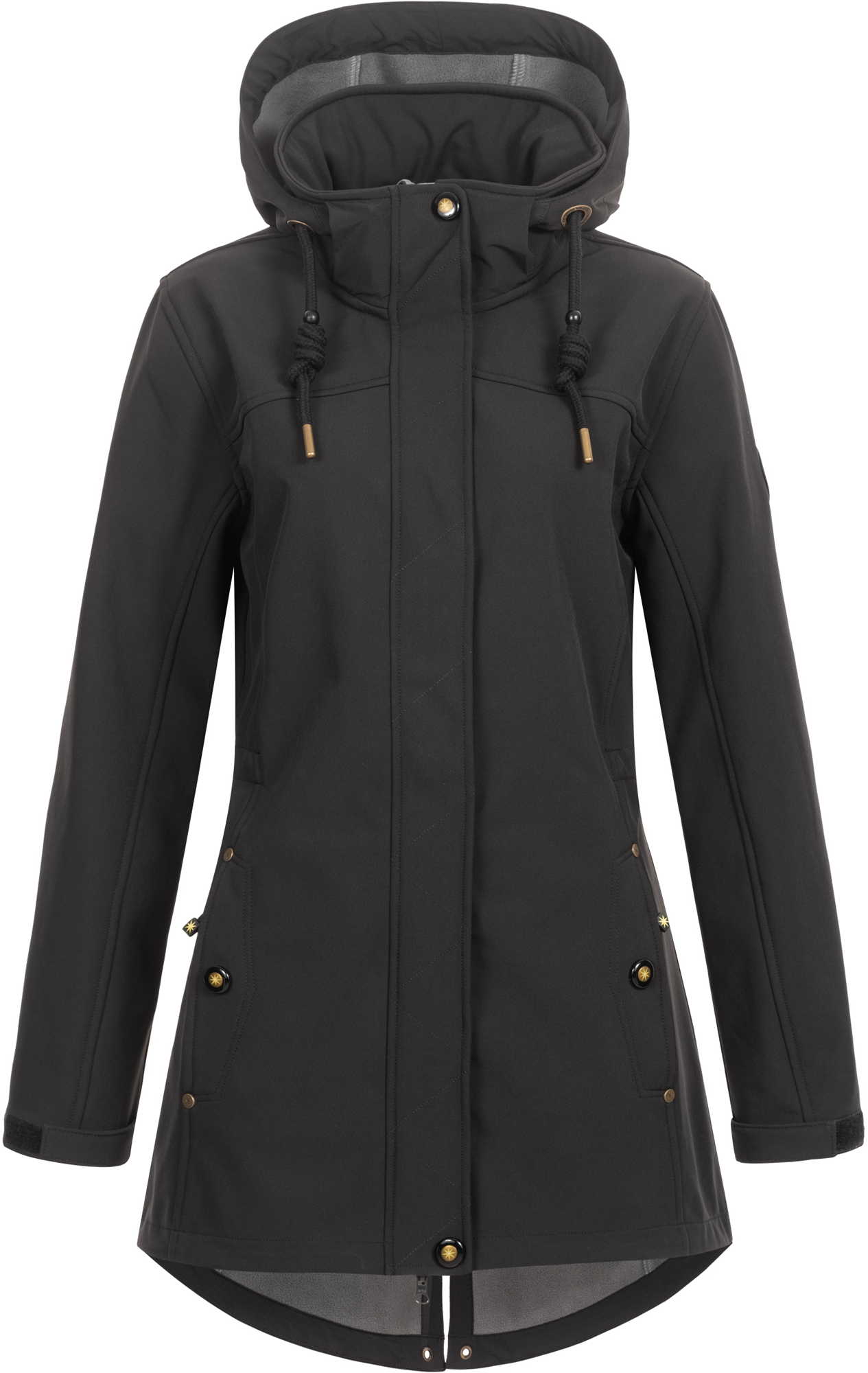 Ankerglut Ankerglutbrise Softshellmantel Damen schwarz 36 - Damenjacken