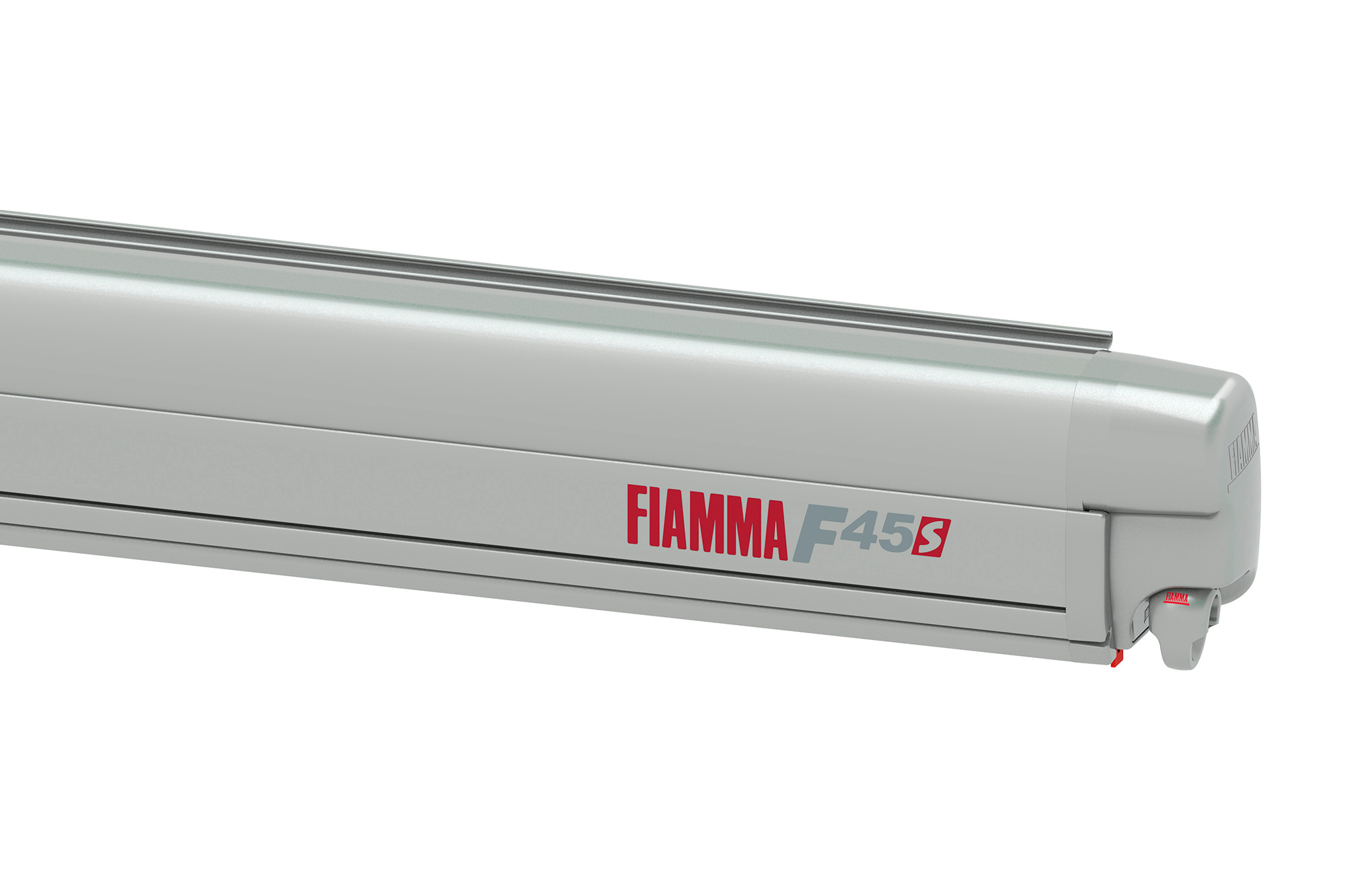 Fiamma F45s 260 Markise für Rechtslenker VW T5/T6 Multivan/Transporter Tuchfarbe Royal Grey 260 cm Gehäusefarbe Titanium