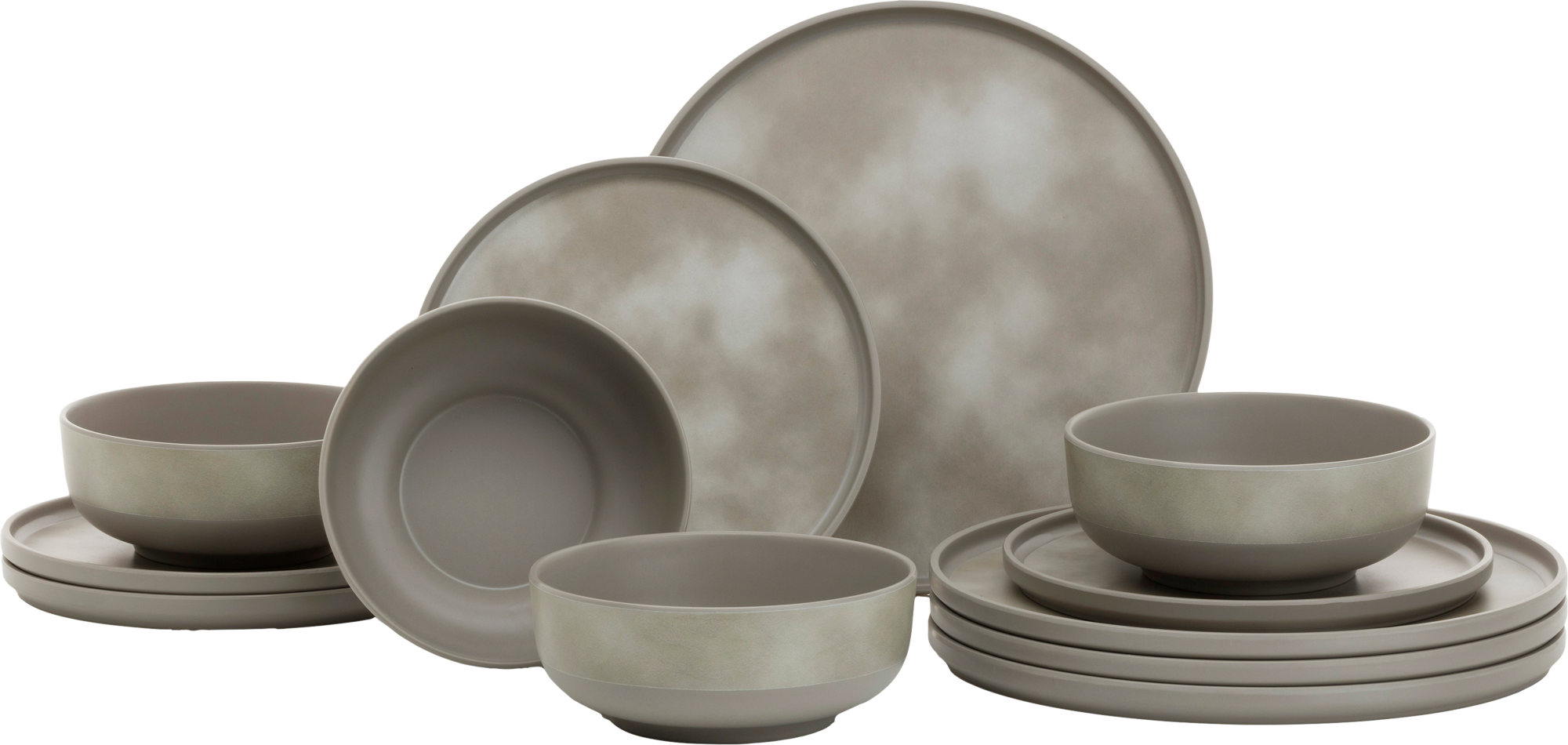 Flamefield Pebble Sky Geschirr-Set 12-tlg. für 4