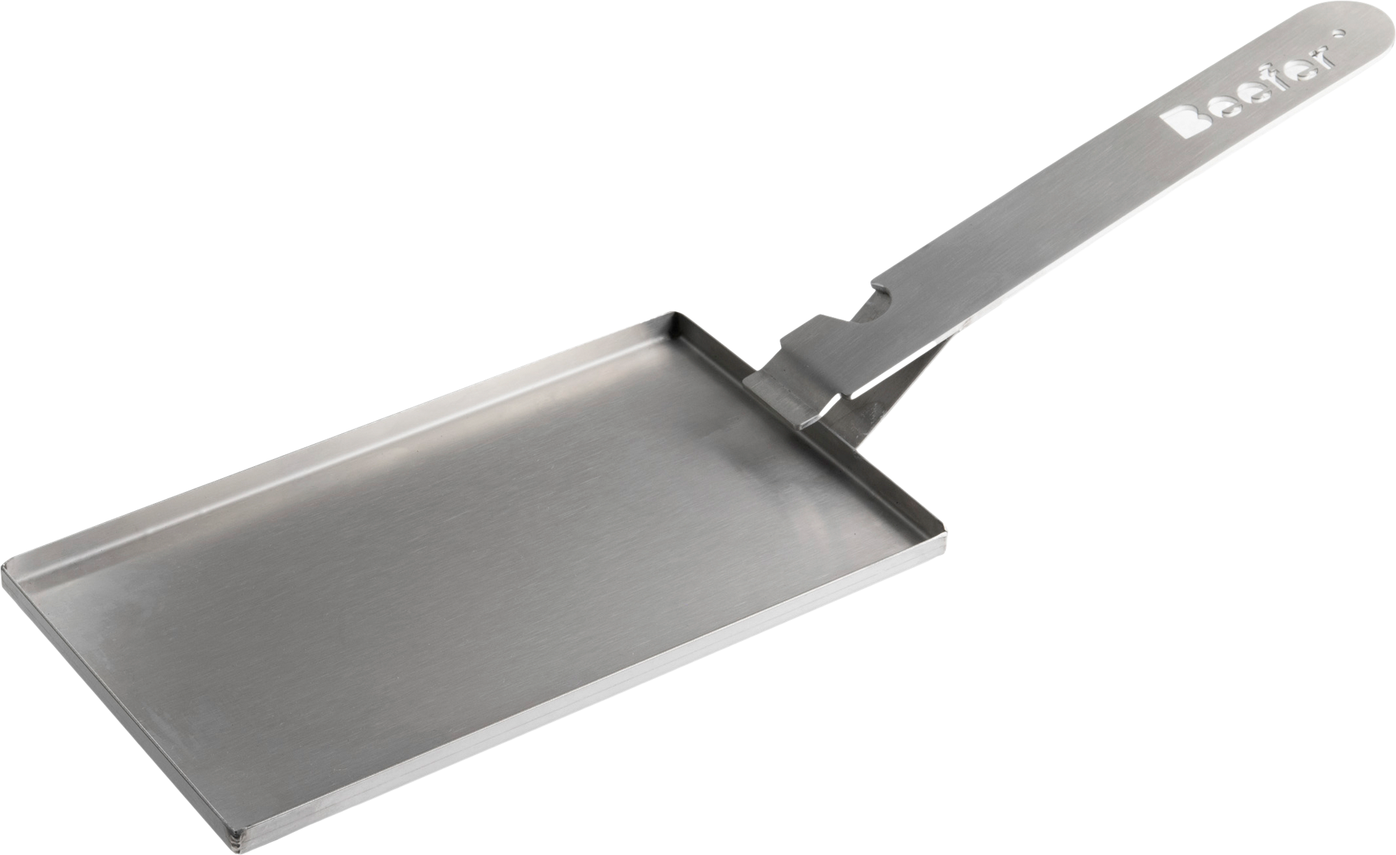 Beefer Grillrostgriff mit Abtropfschale aus Edelstahl für Grill One / Pro / Chef / E-Beefer / Twin Pro 47,5 x 14 x 10